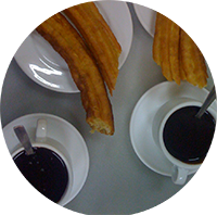 Spain: chocolate with churros