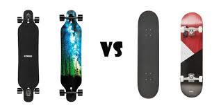 Longboard vs skateboard