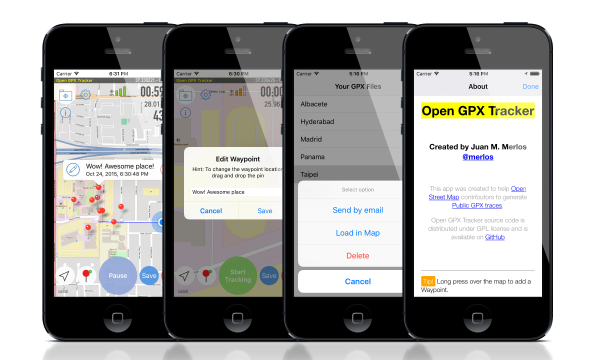 GPS Tracker for iOS: Open Tracker - no ads, in-app purchases. Free Open source.